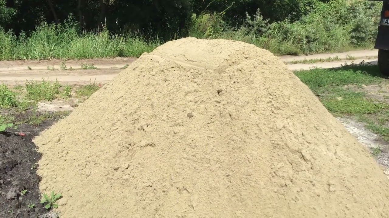 Песок речной, машина песка