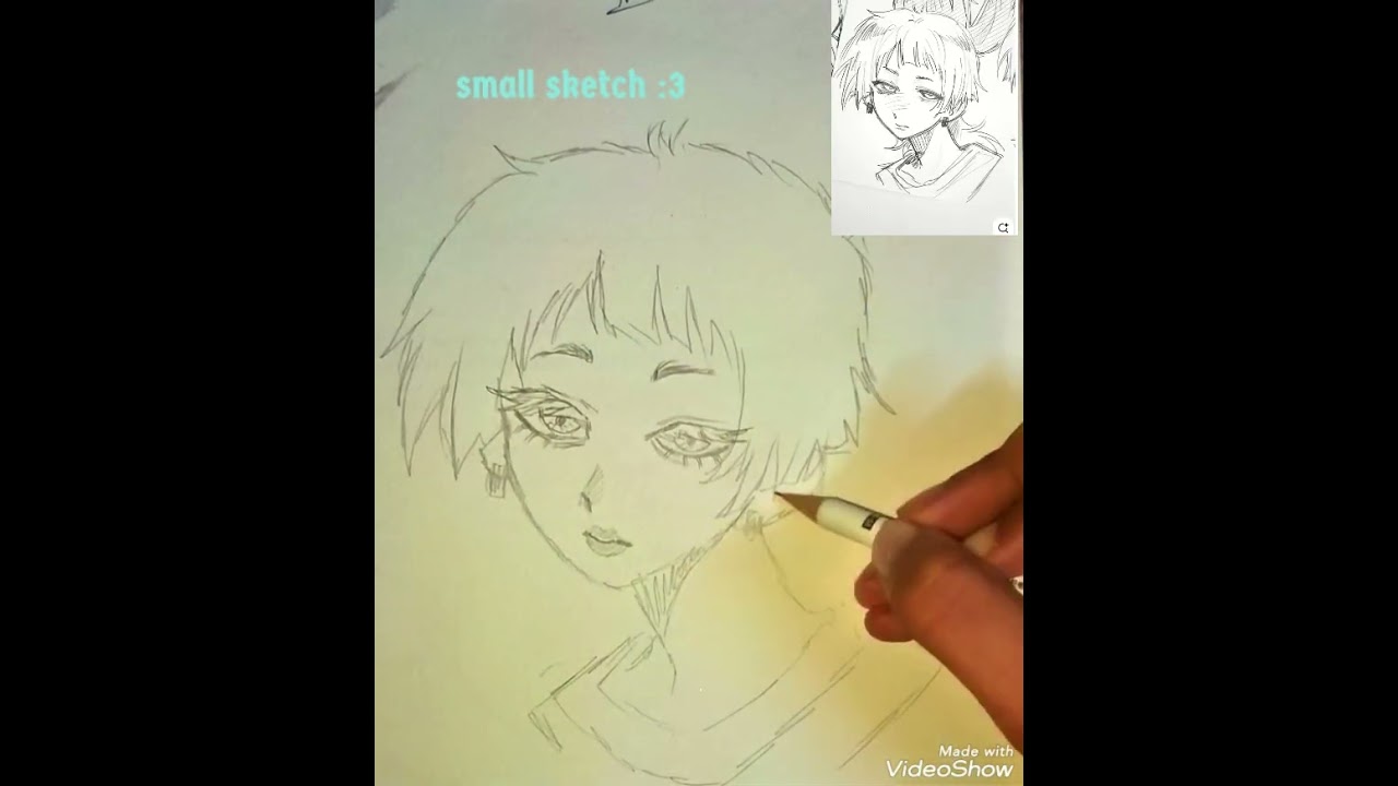 Sketch without coloring