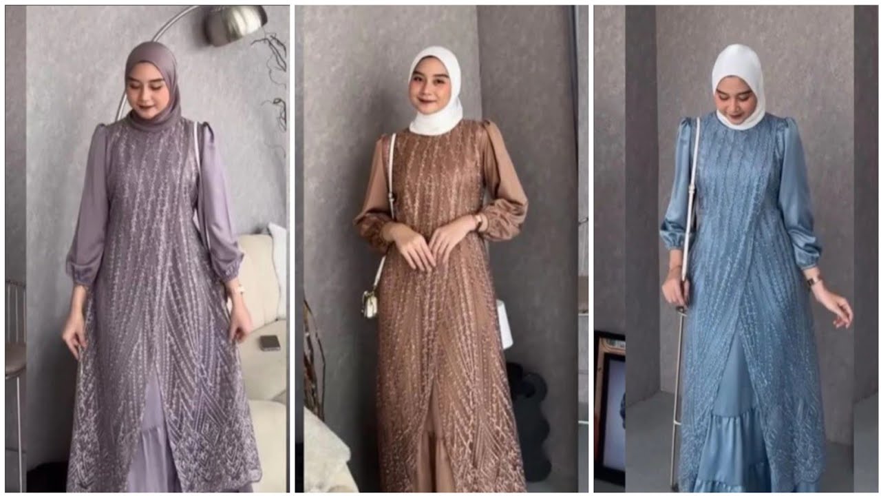 Model Gamis Brokat Mewah Terbaru 2025-2026 Elegan & Syari untuk Kondangan, Wisuda, dan Acara Spesial