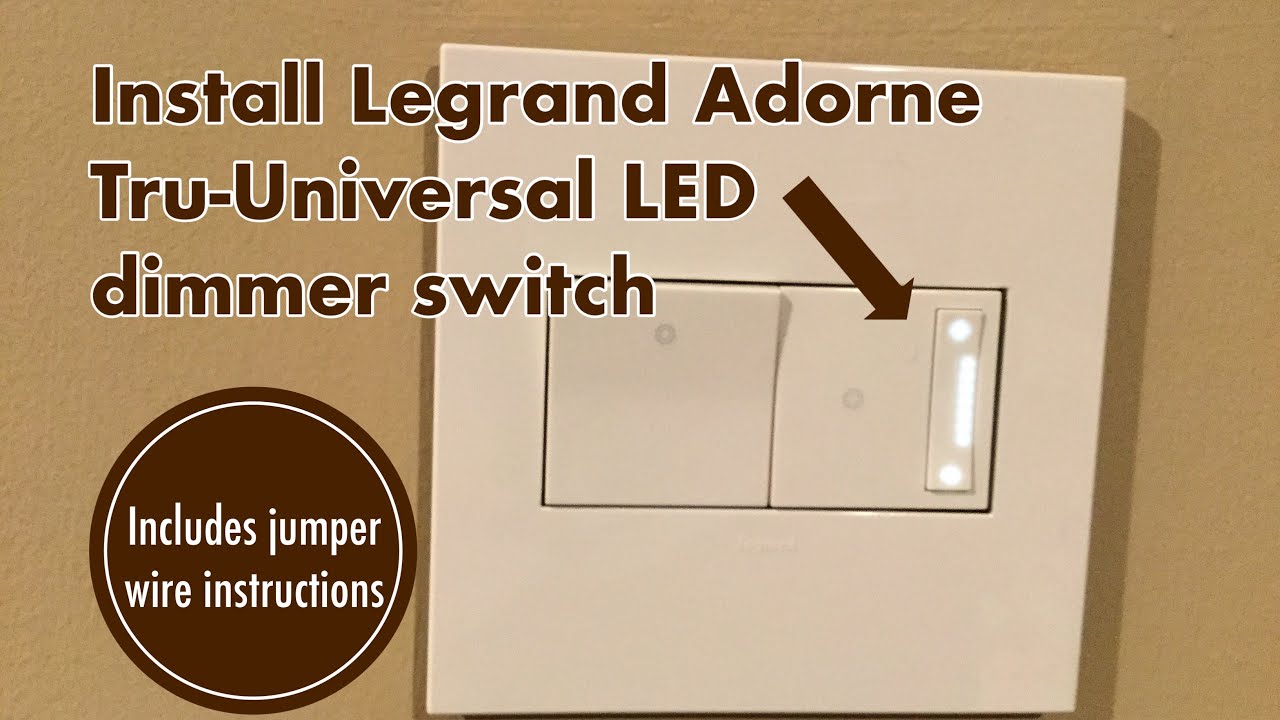Dad Installs Legrand Adorne LED Dimmer Switch