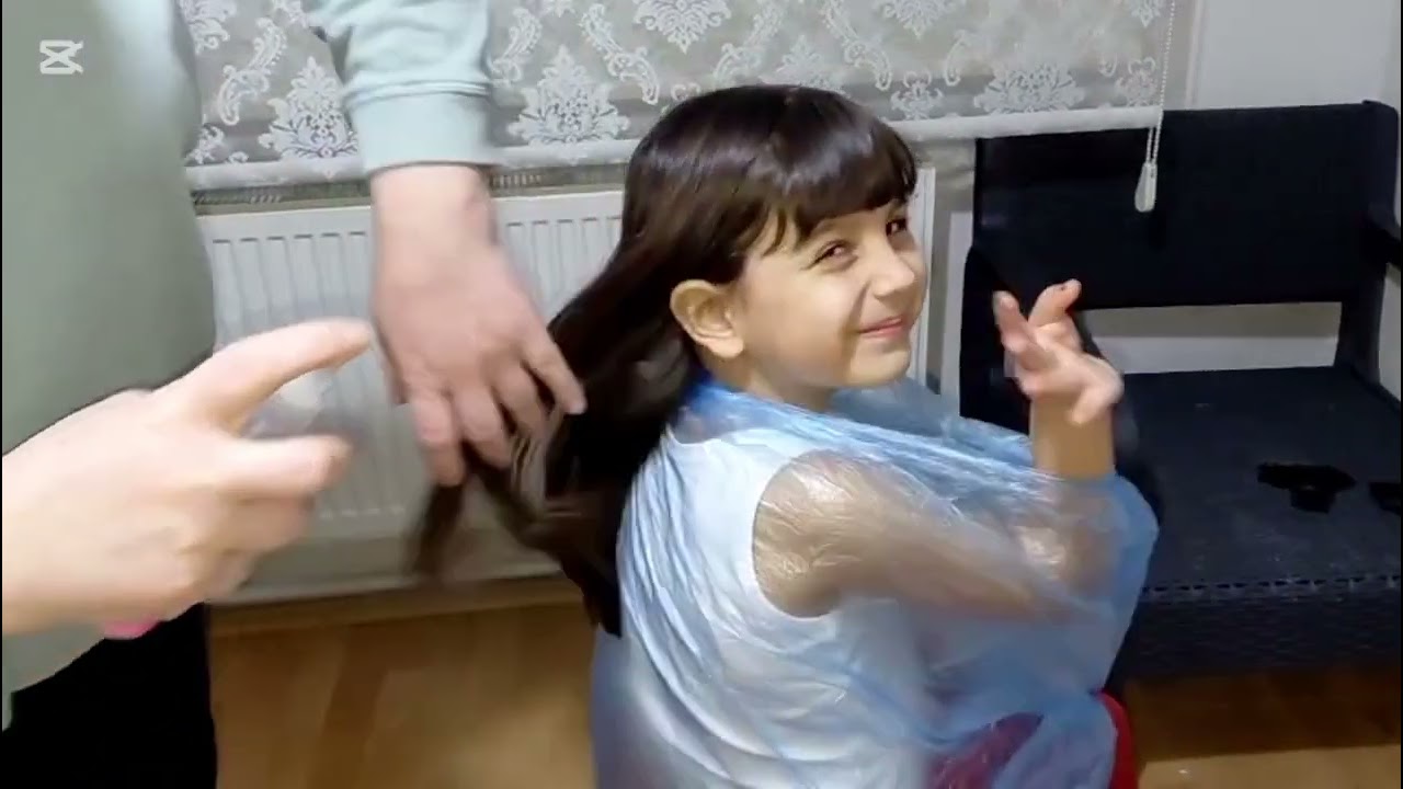 Elif'in saçlarını kestik💇‍♀️💇‍♀️💇‍♀️