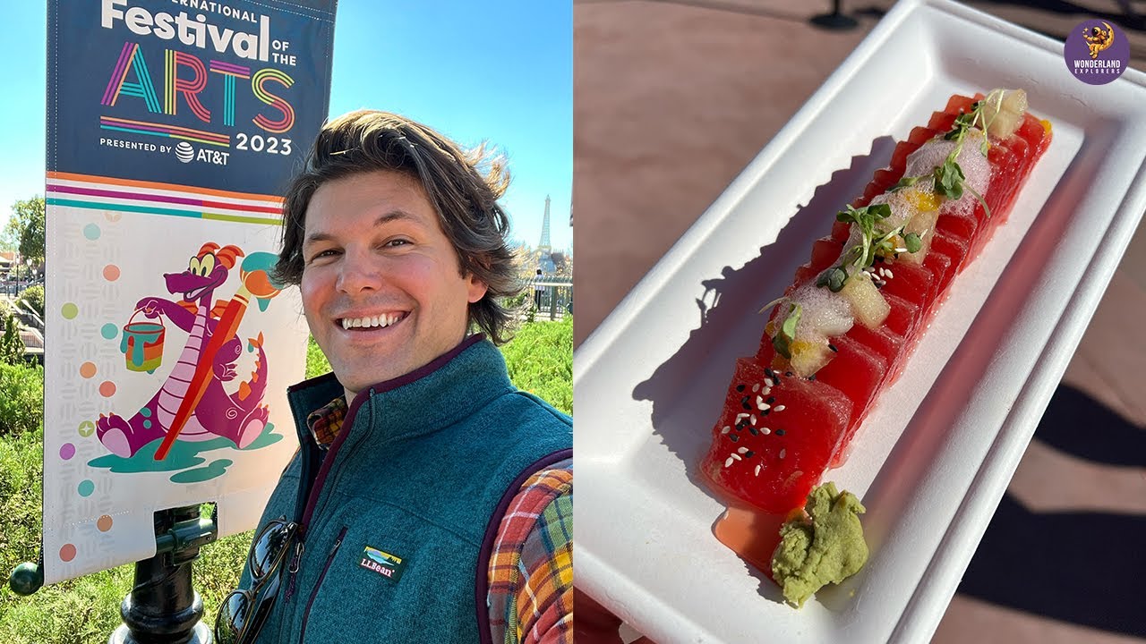 Trying Duck, Watermelon Tataki & Meatloaf at EPCOT Festival of the Arts 2023 |  Walt Disney World