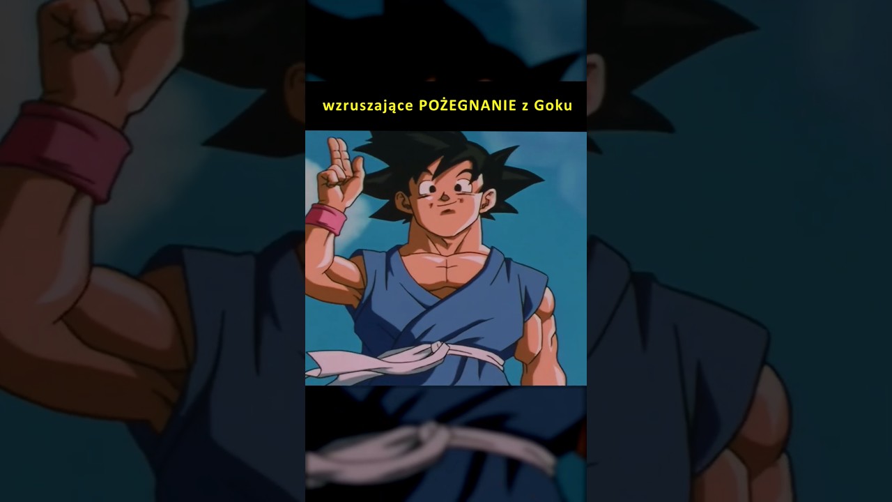 ostatnie wzruszające POŻEGNANIE z Goku 🟠 #dragonball