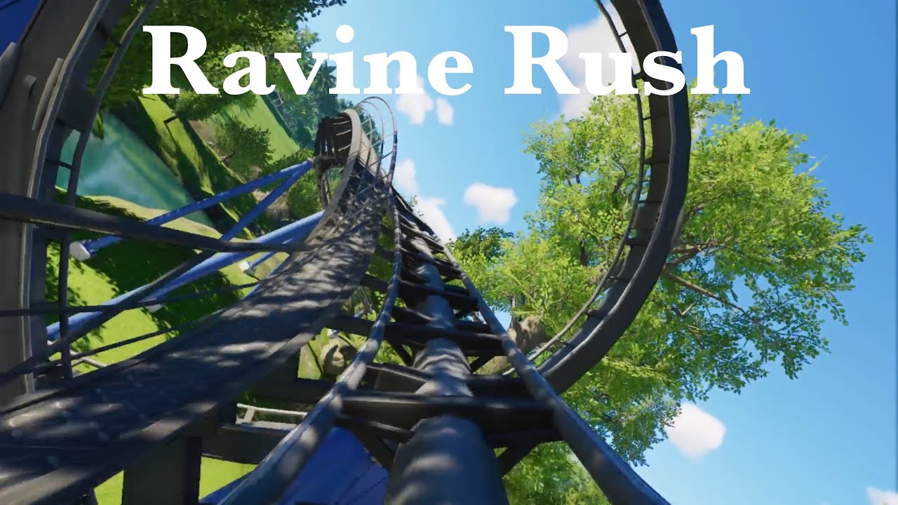 Ravine Rush A Terrain Interacting Schwarzkopf Looper: Planet Coaster 2