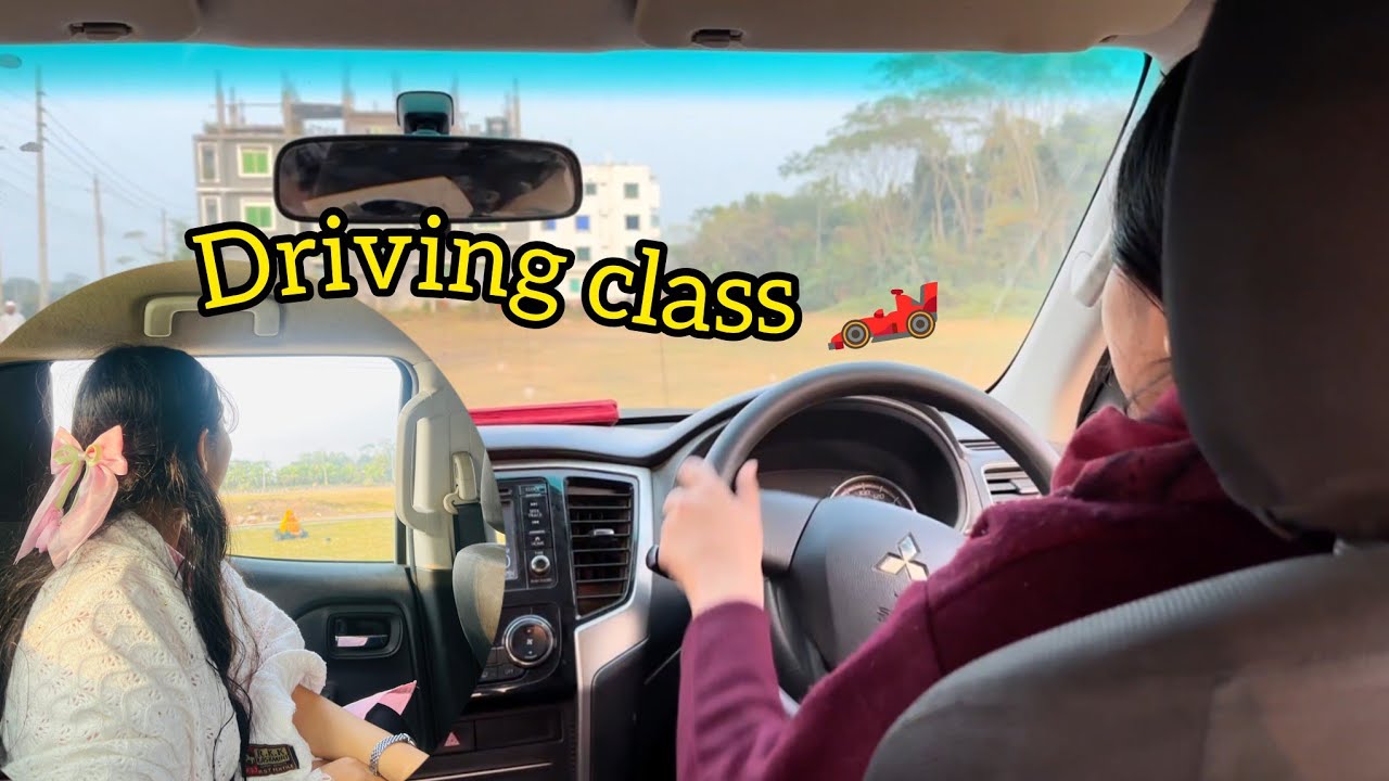 Driving class after University 🌷✨🏎️