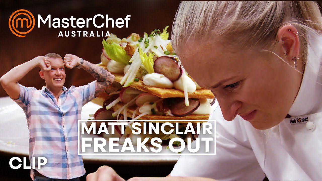Matt Sinclair is Freaking Out | MasterChef Australia | MasterChef World