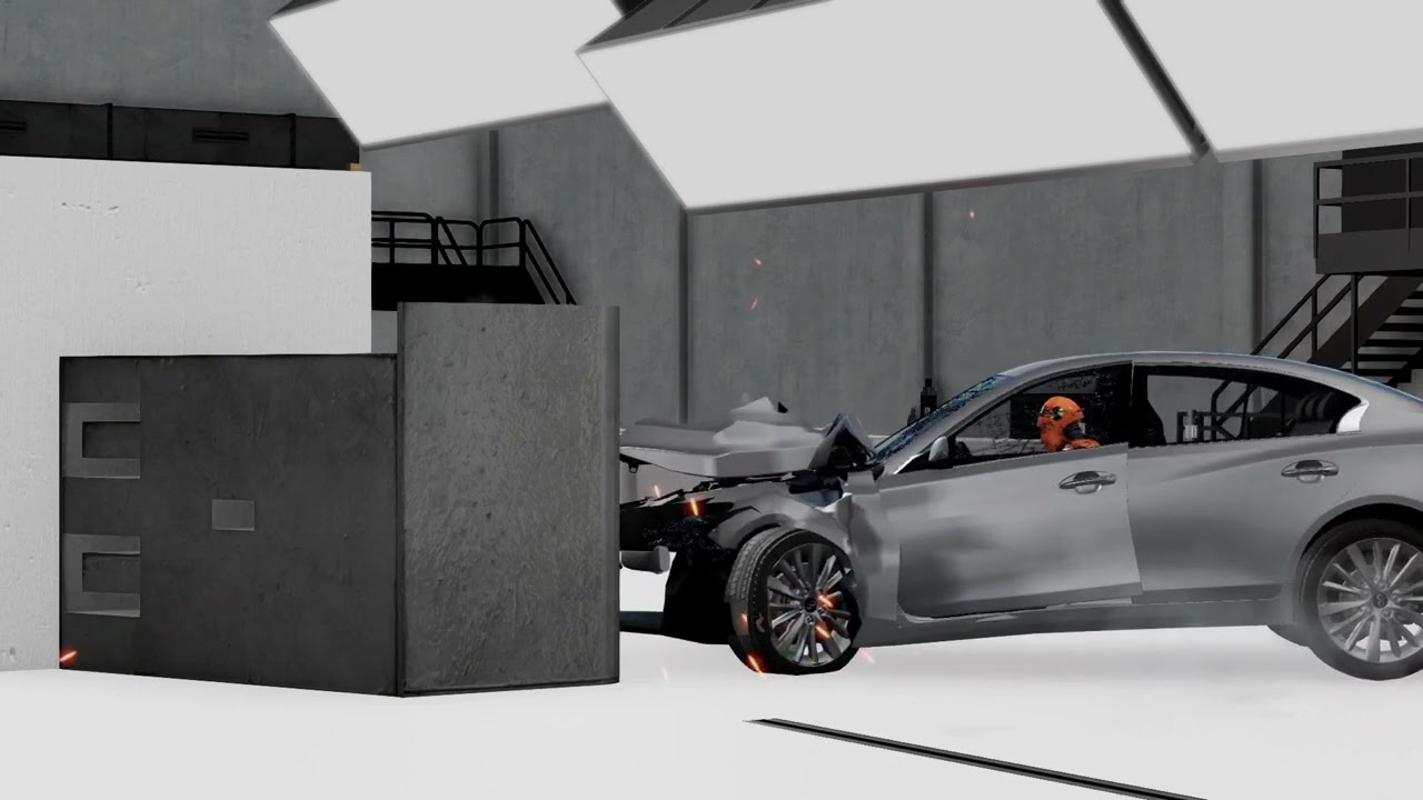 2014 Infiniti QX50 Driver-Small Overlap