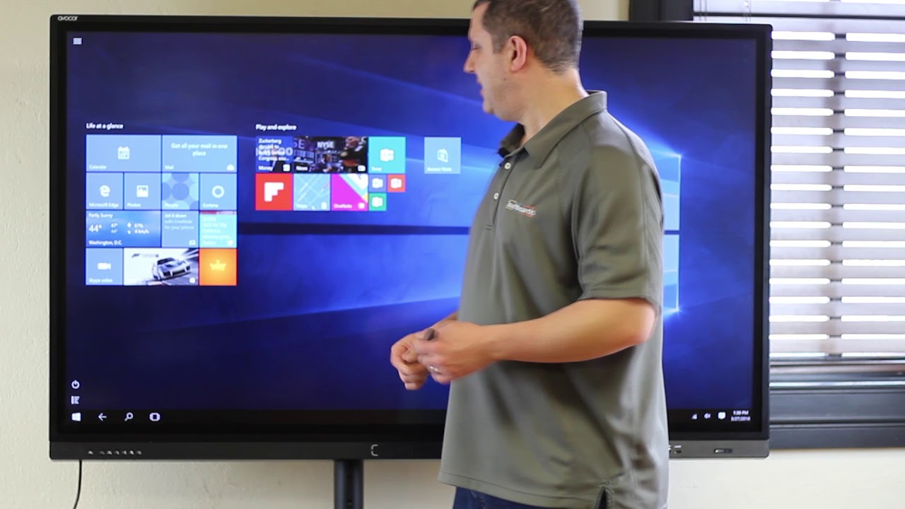 Avocor F Series Interactive Displays - Windows 10 Built-in!