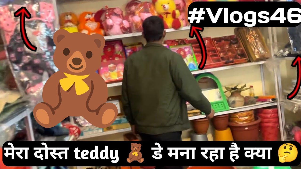 मेरा दोस्त teddy दे माना रहा है क्या 🤔🧸|| #Vlogs46