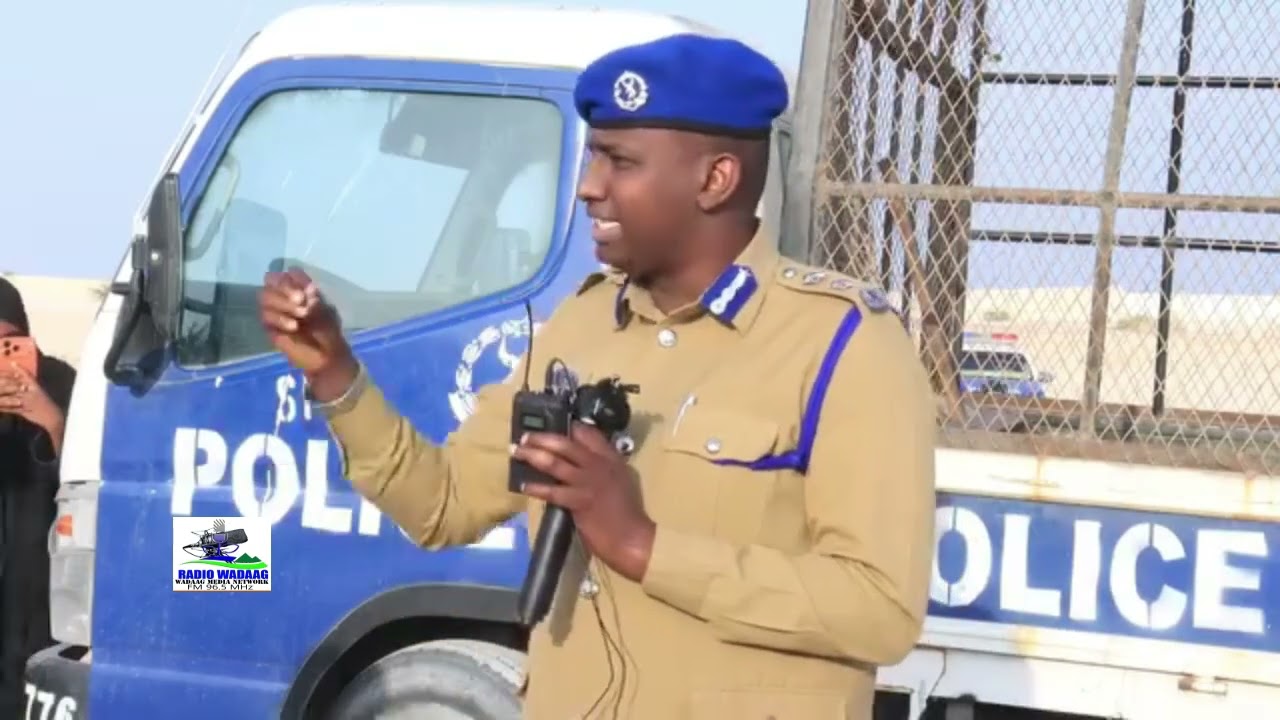 Taliyaha Booliska Gobolka Banaadir  Macalin Mahdi ayaa soo bandhigay maandooriye laga soo