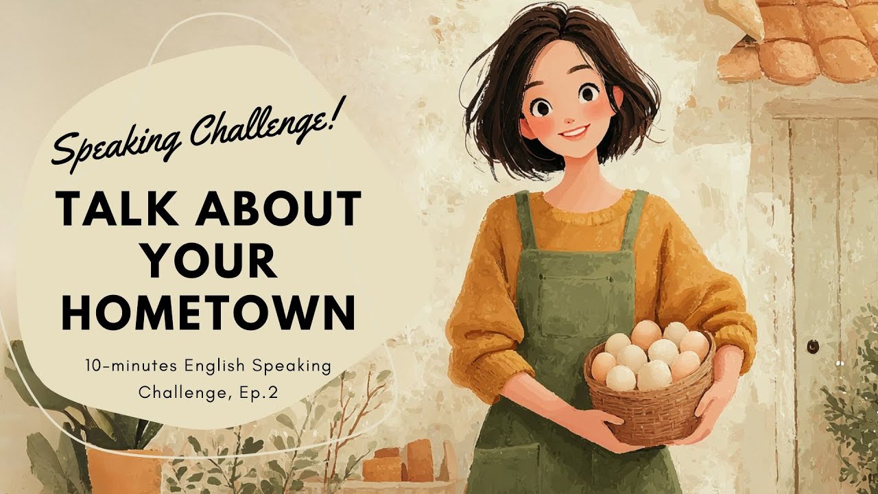 Talk About Your Hometown 🏡 Daily English Speaking Practice | Practice Makes Progress!