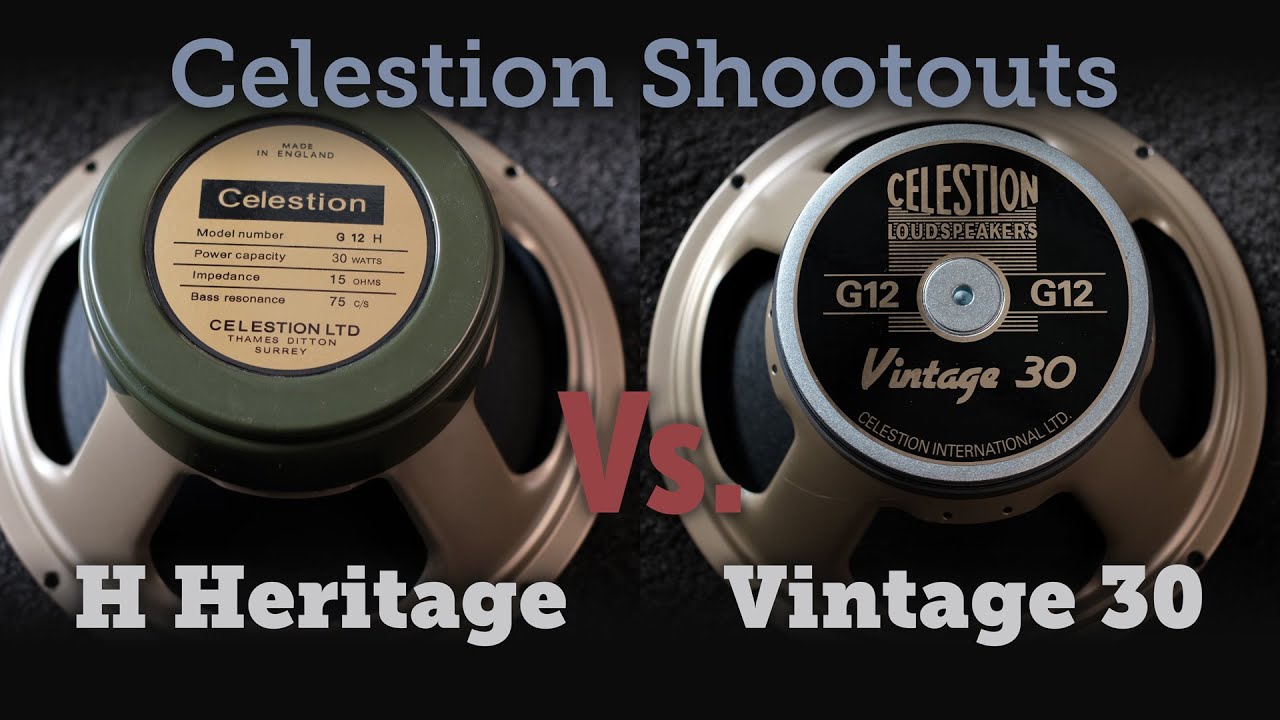 Celestion Vintage 30 G12H Heritage shootout
