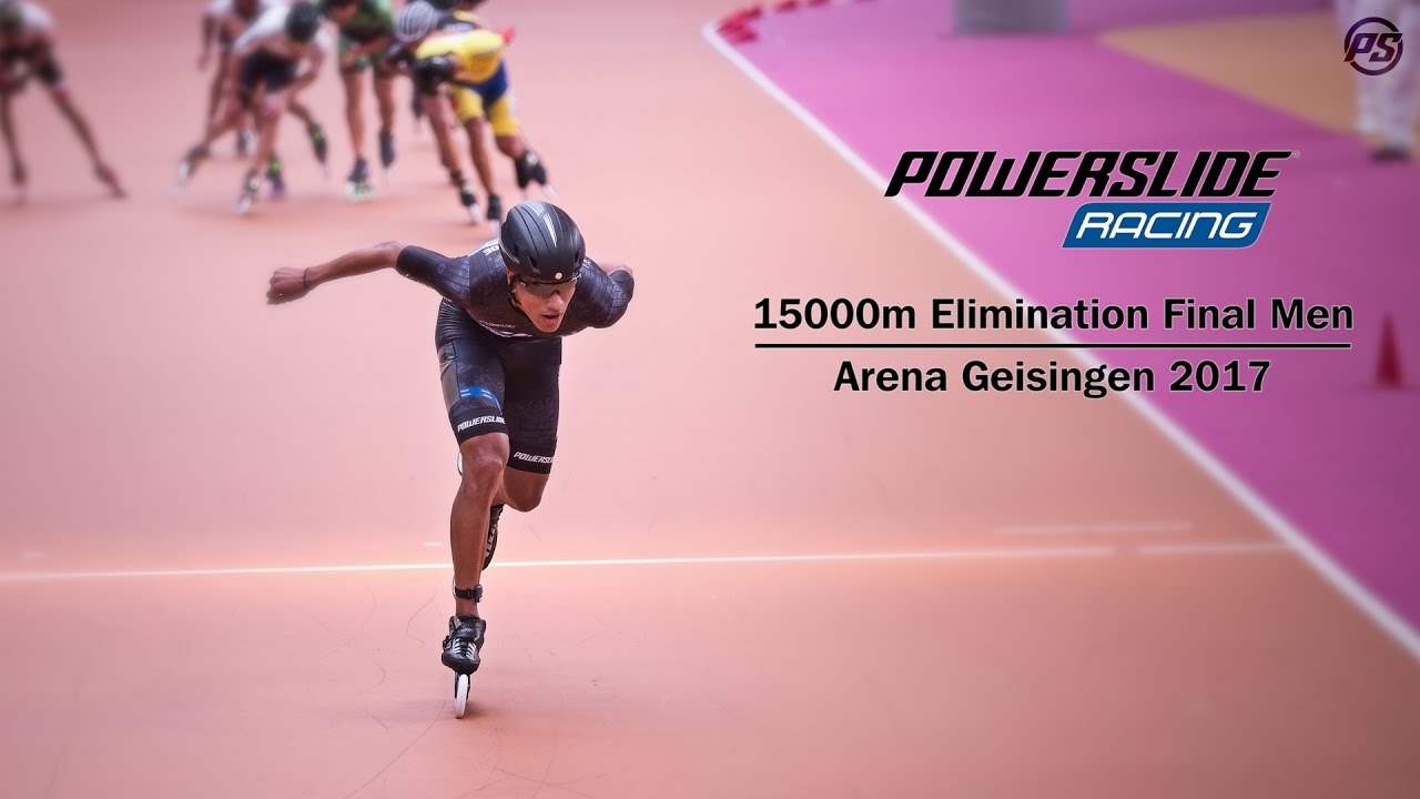 15000m Elimination Final Men - Arena Geisingen 2017 - Powerslide Racing Skates