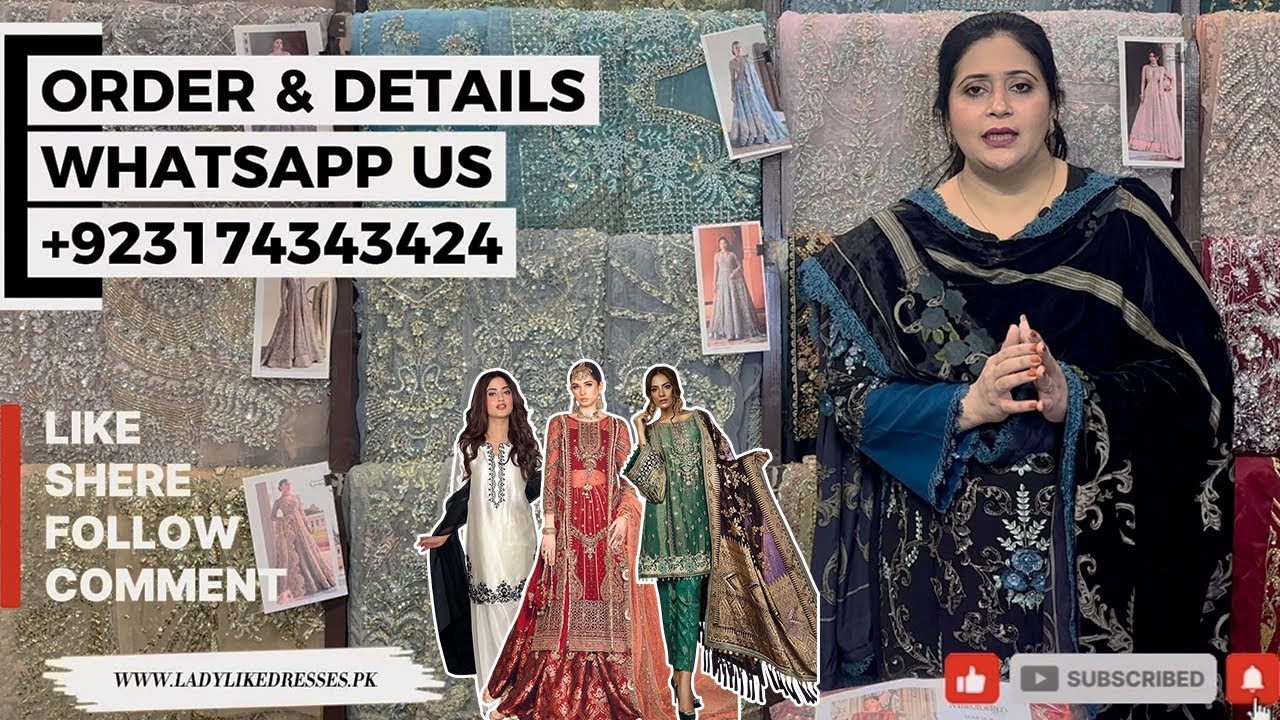 Ladylike Dresses Store | Order & Details WhatsApp +923174343424 | Master Replica Dresses Online