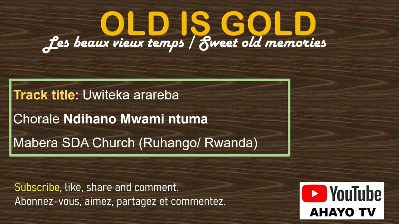 UWITEKA ARAREBA BY NDI HANO MWAMI NTUMA