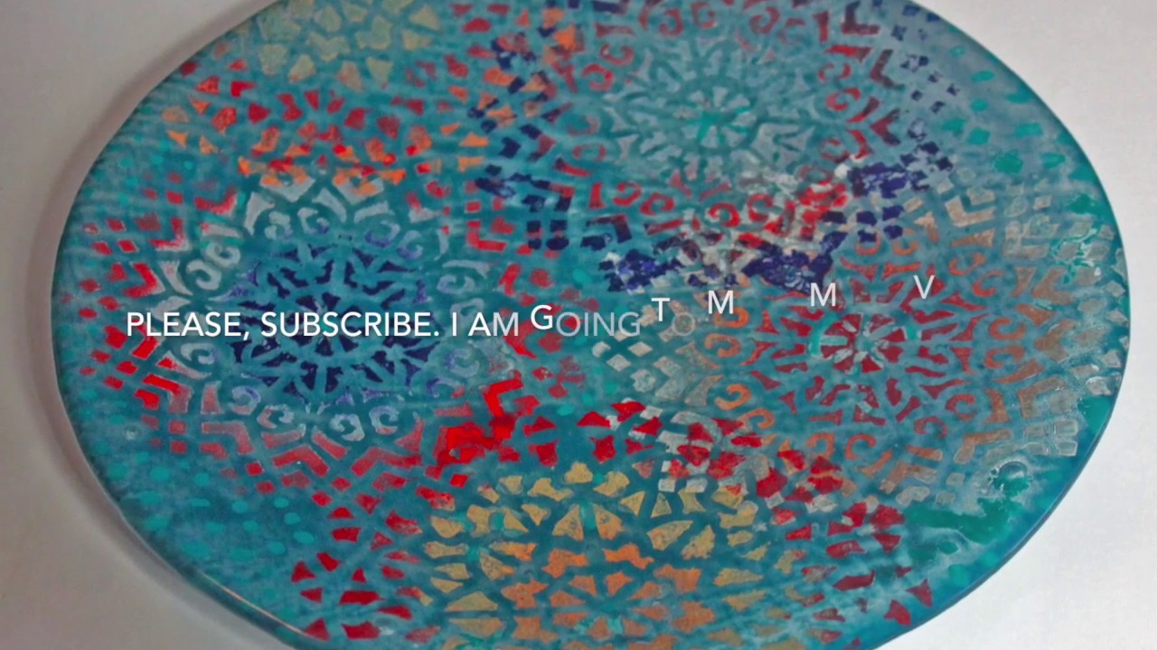 Sponged Glassline in Fused Glass