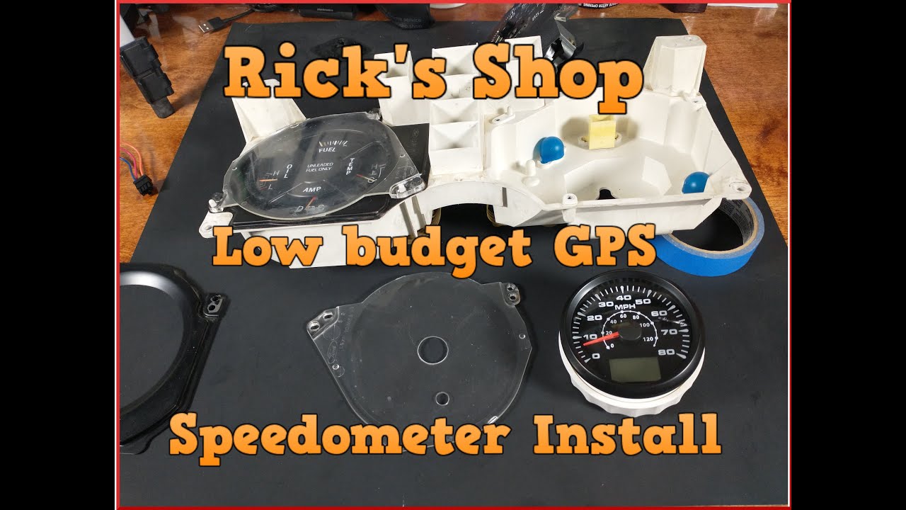 How to install a GPS speedometer in your ride.