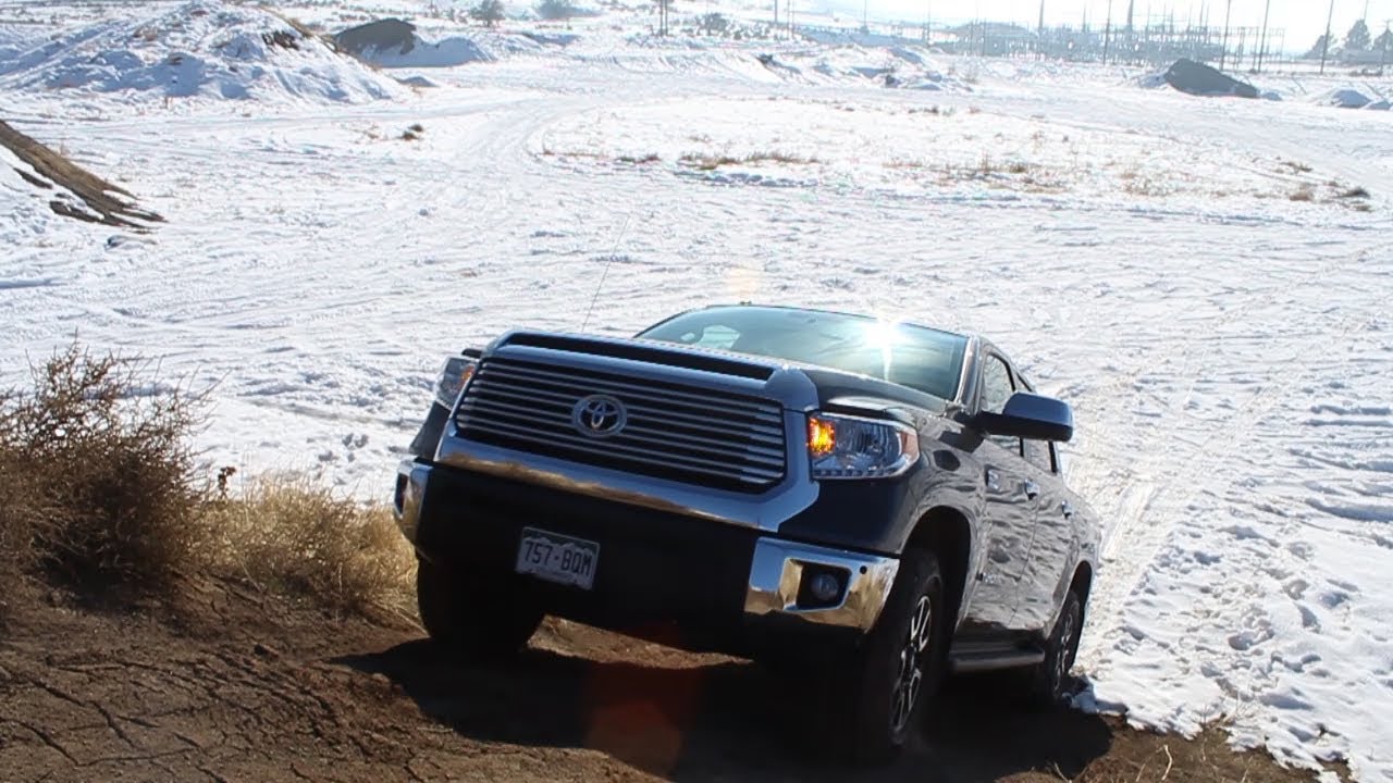 2014 Toyota Tundra Test -  Driving and smashing things