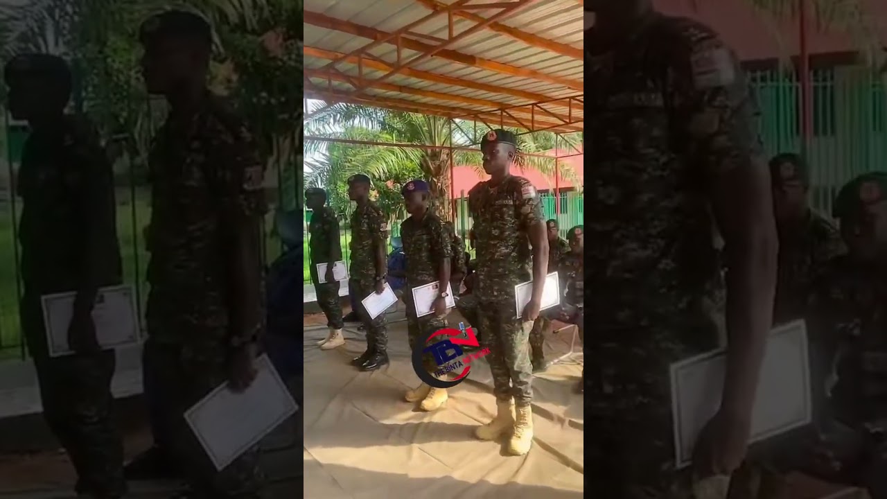 Graduation of GAF personnel who underwent a Three week operational planning course.