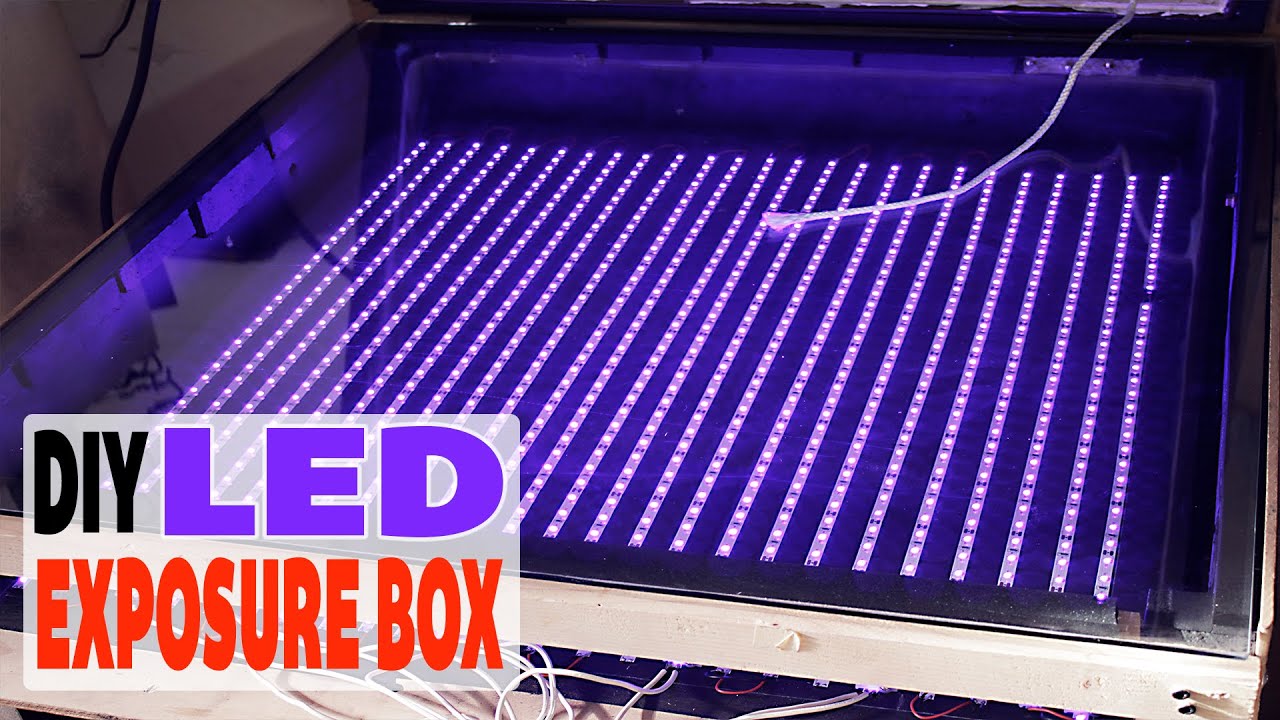 DIY LED Exposure Unit for Screen Printing