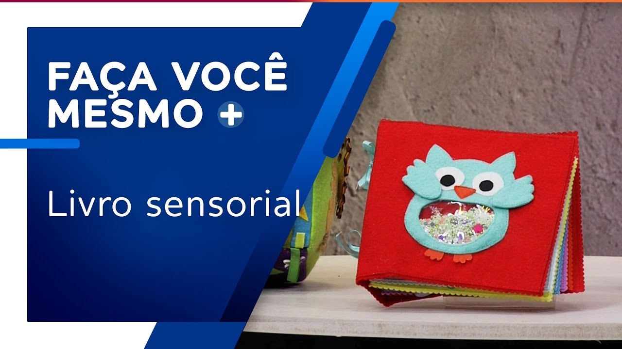 Livro sensorial infantil por Luciânia Almeida