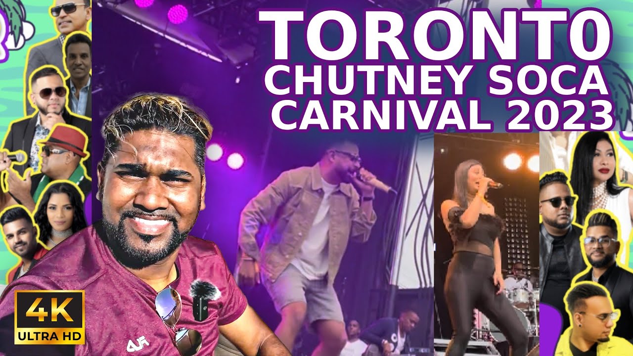 TORONTO CARNIVAL 2023 CHUTNEY SOCA CONCERT FAMOUS ARTIST RAVI B & NISHA B ETC.#canada  Chutney 2023