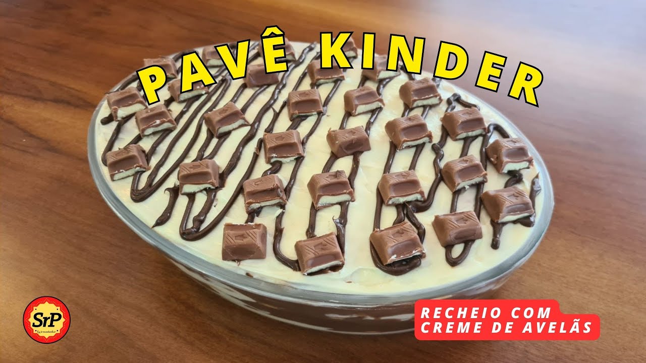 PAVÊ KINDER, cremoso e fácil de fazer.