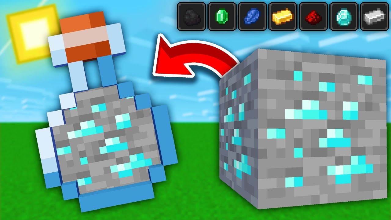 ماين كرافت بس الاورات بوشنات !! | Ores Are Potions
