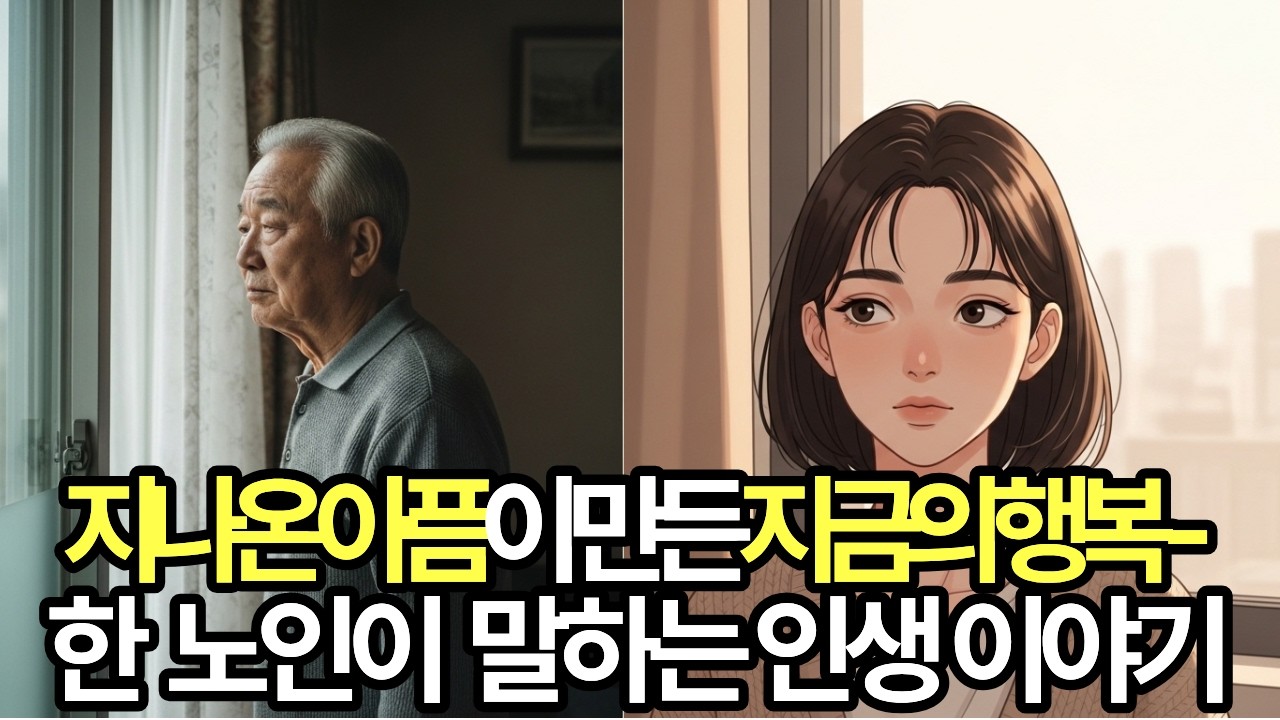 노인의 눈에서 본 인생: 과거의 아픔과 현재의 행복