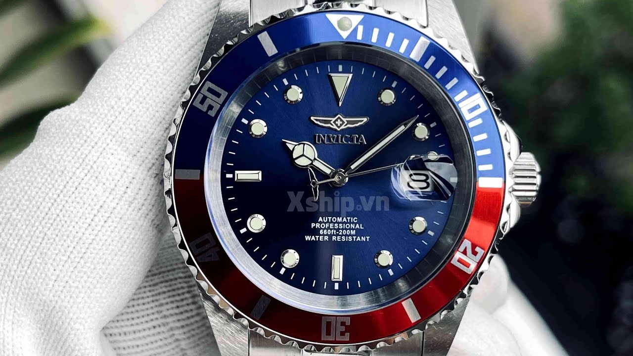 Xship.vn: Invicta Pro Diver Automatic Blue Dial Pepsi Bezel Men Watch 5053OBXL