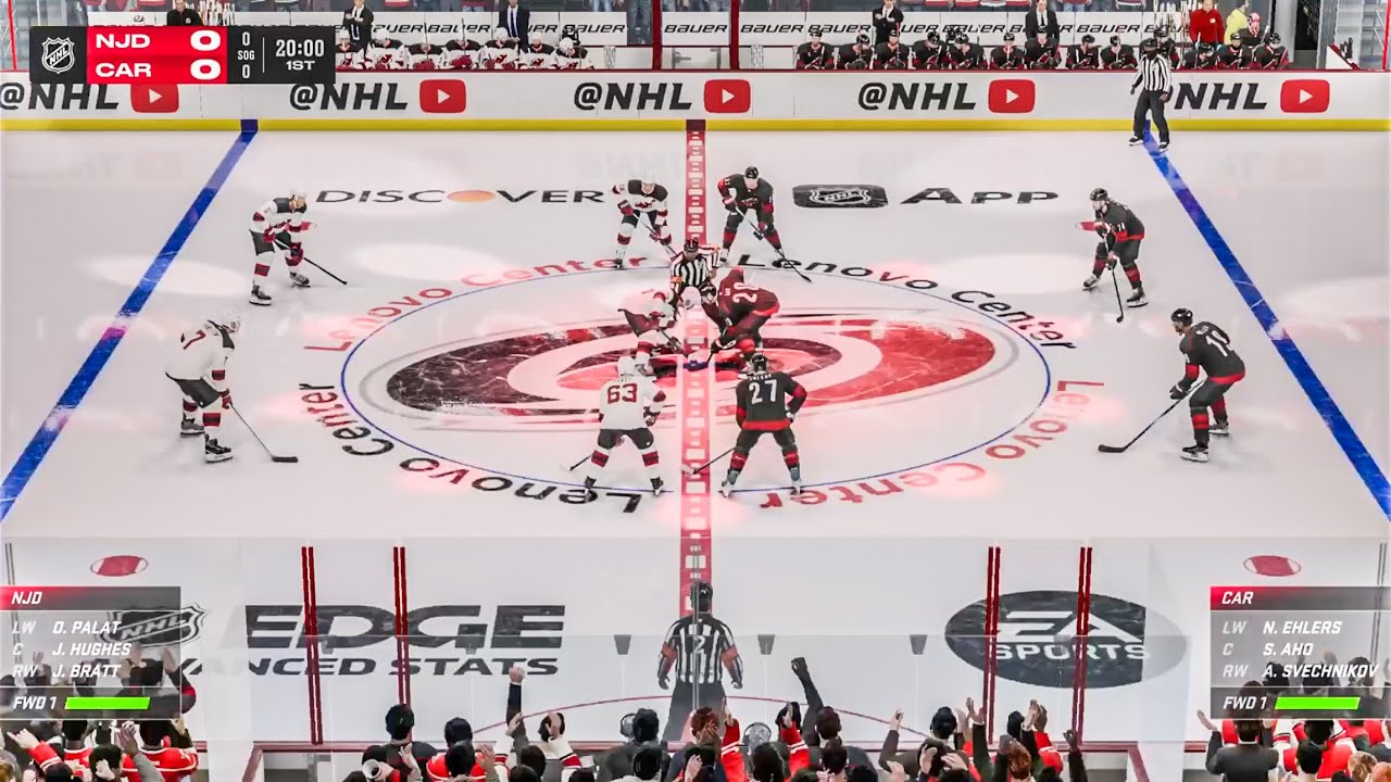 Carolina Hurricanes vs New Jersey Devils 10/9/2025 NHL 26 Gameplay