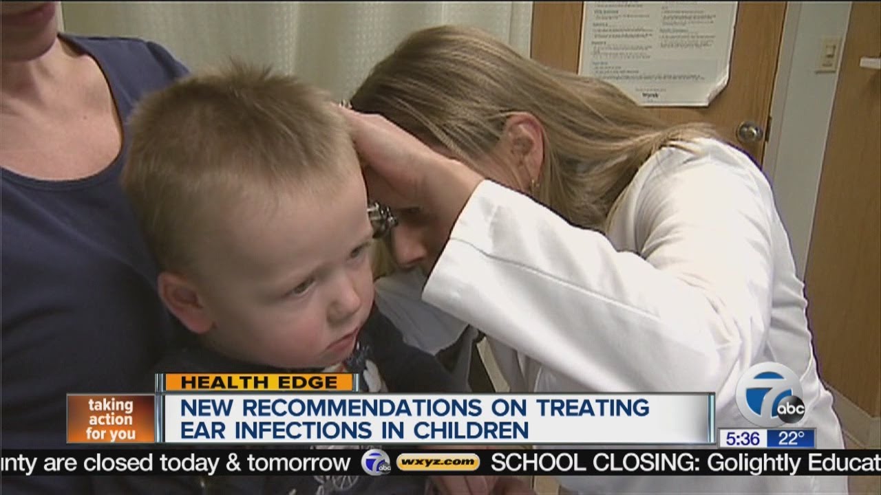 New guidelines for kids' ear infections