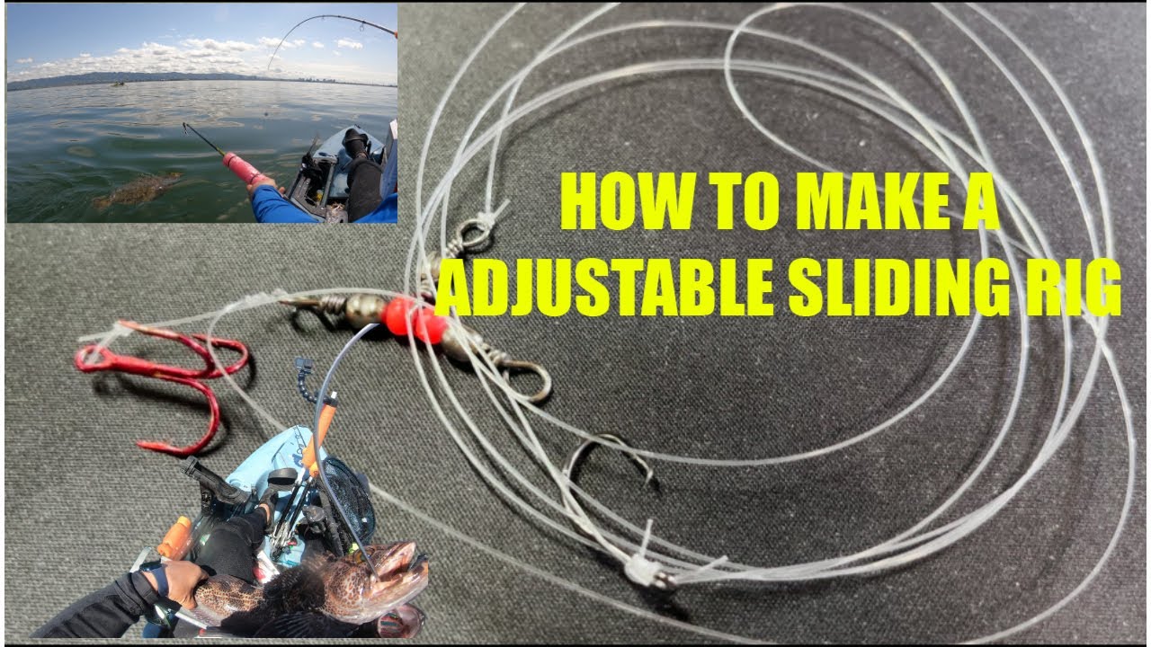 How to make a Adjustable Sliding Rig to catch Halibut, Lingcod, Rockfish | Quick and Easy Tutorial