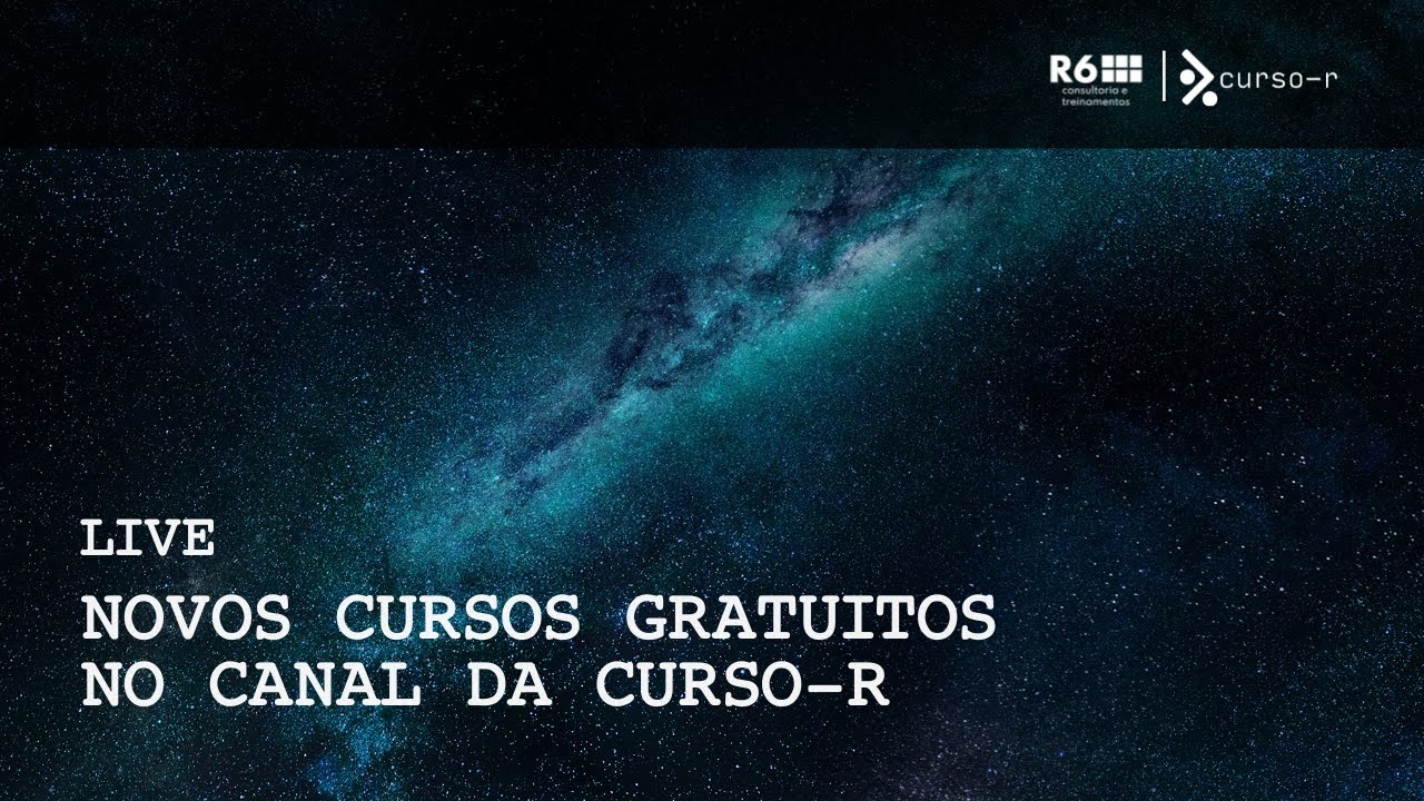 Новые бесплатные курсы на канале Curso-R.