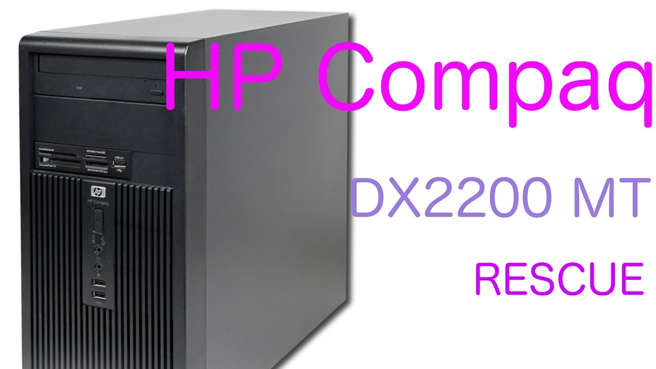 Office Renovation HP Compaq DX2200 Computer Rescue