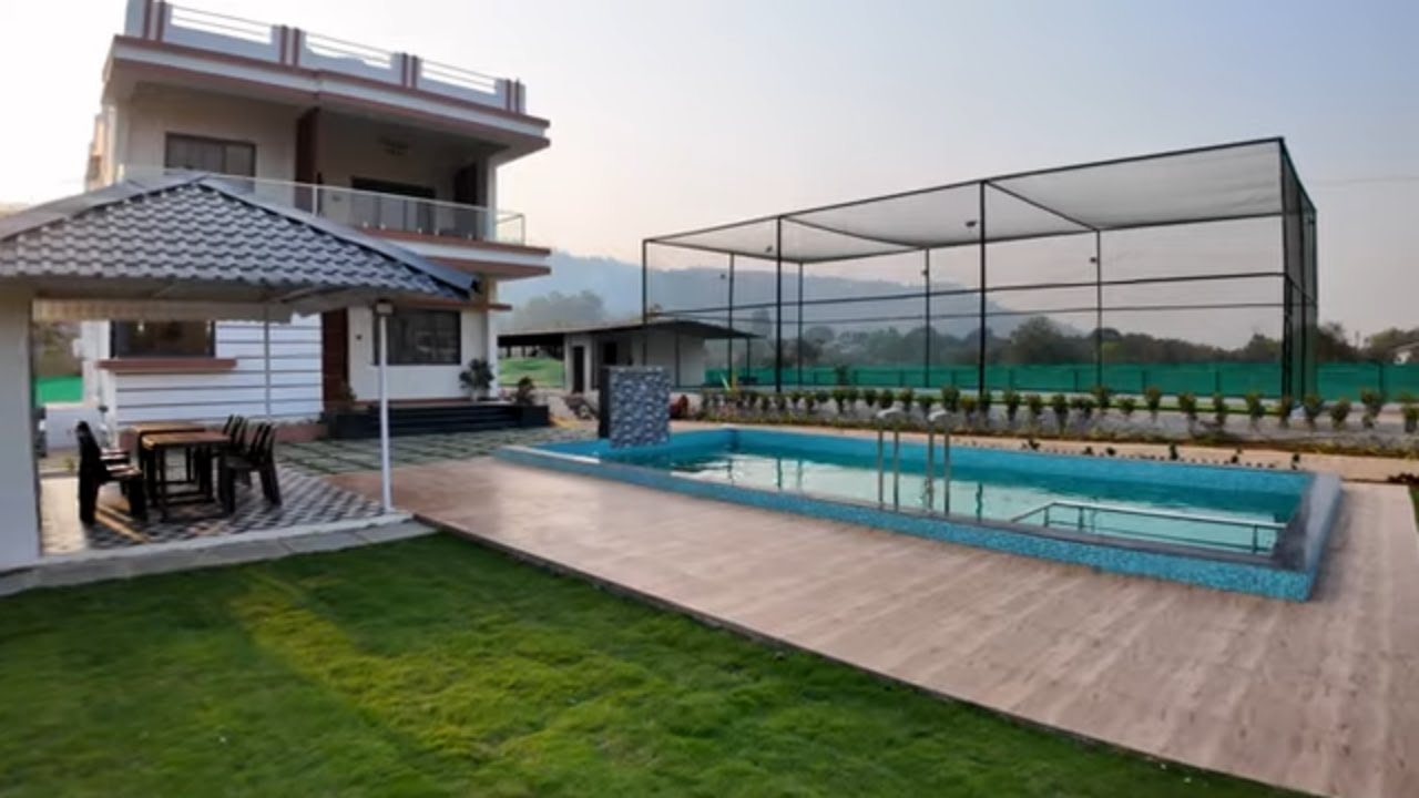 4 BHK Villa in Lonavala At 12000 Only | With Cricket Turf And Pool