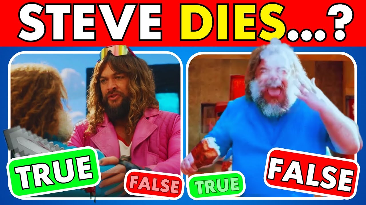 MINECRAFT: True or False Quiz...? ✔️❌ | Do you really know the Minecraft Movie? 🎬💥🎮