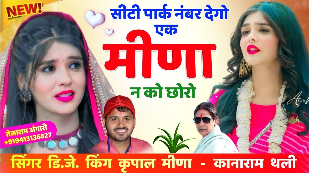 146 || लव स्टोरी ढाँचा मीणा गीत || सीटी पार्क नंबर देगो || कृपाल मीणा & कानाराम थली ||