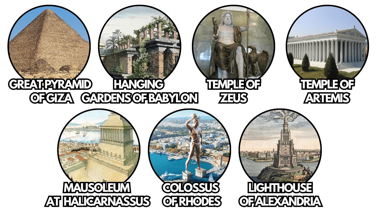 Seven Wonders of the Ancient World Explained in 8 minutes