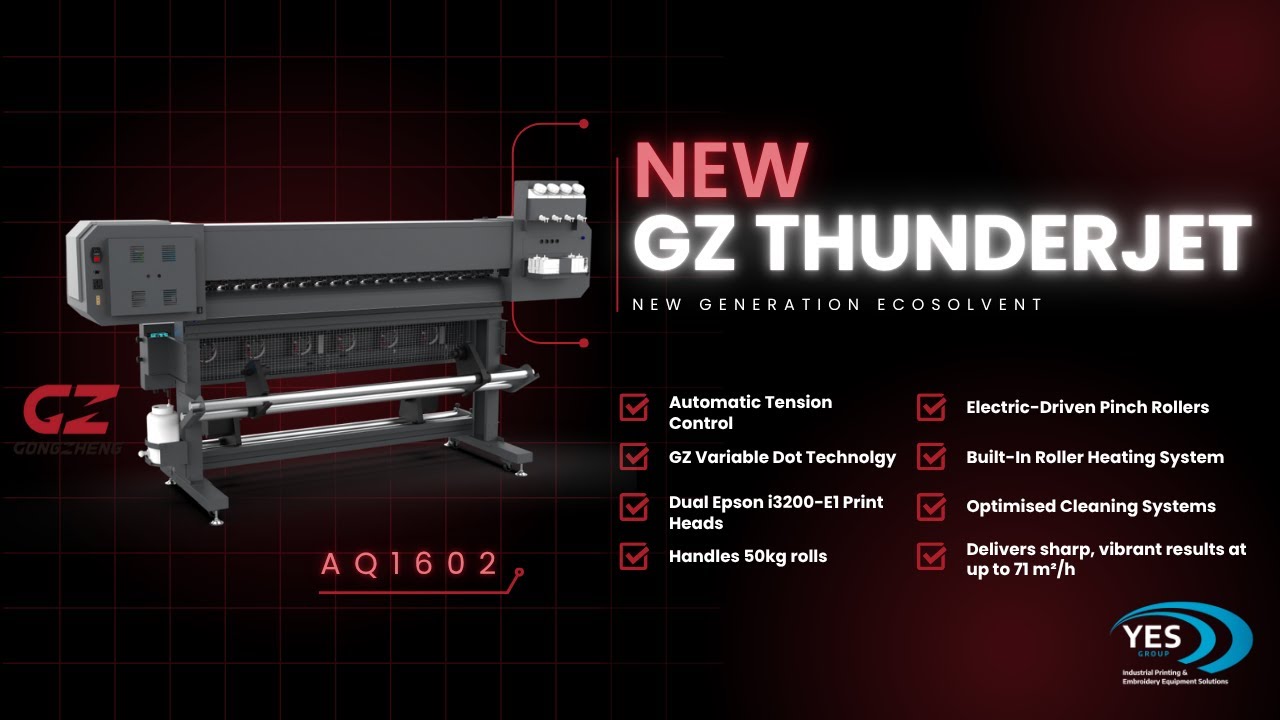 Gongzheng Thunderjet AQ1602S &ndash; Eco-Solvent Printer Demo | Print Costs & Quality Explained