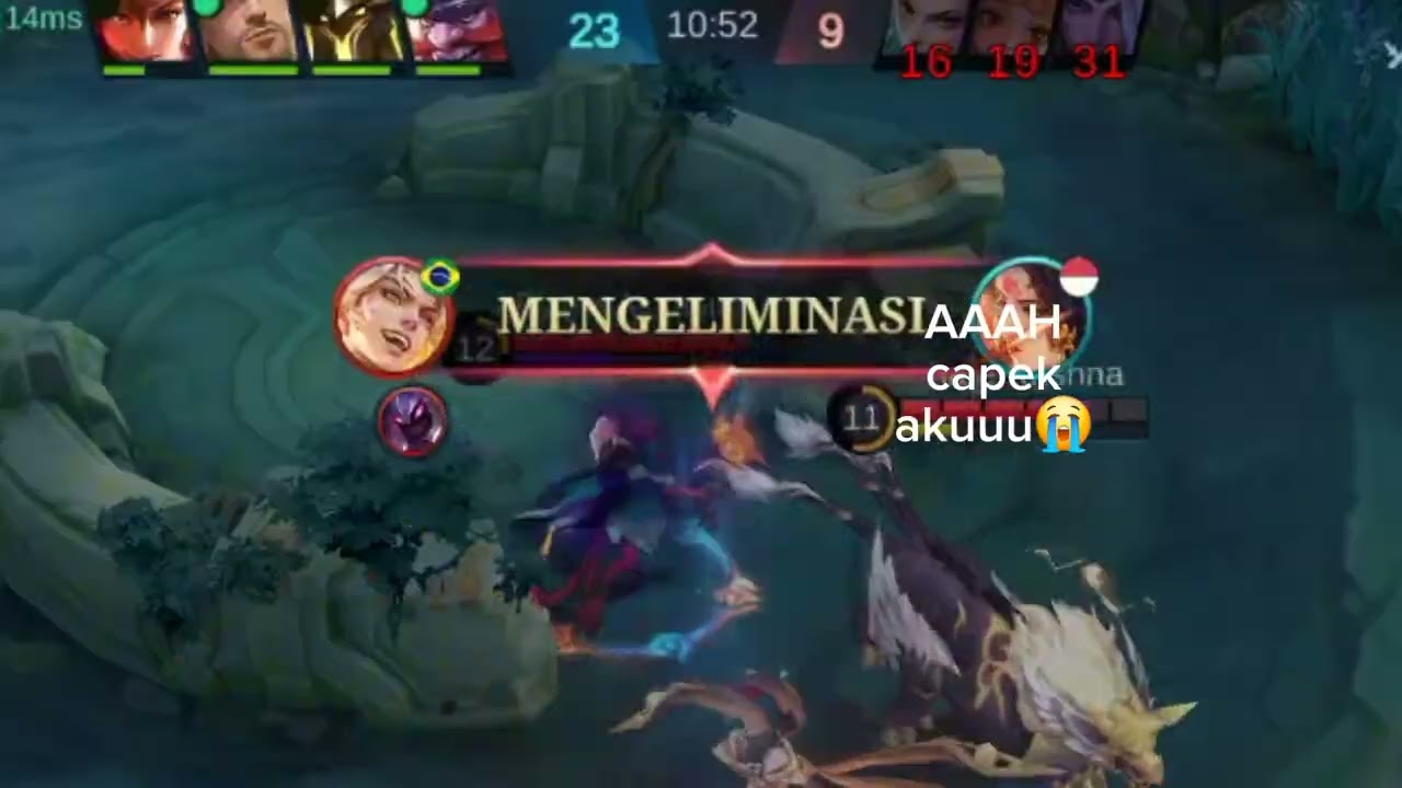 Kali ini aku pakai zetian lawannya valentina