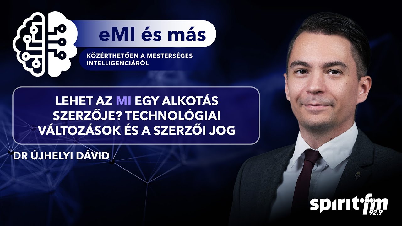 Lehet az MI egy alkotás szerzője? Technológiai változások és a szerzői jog | MI ÉS MÁS