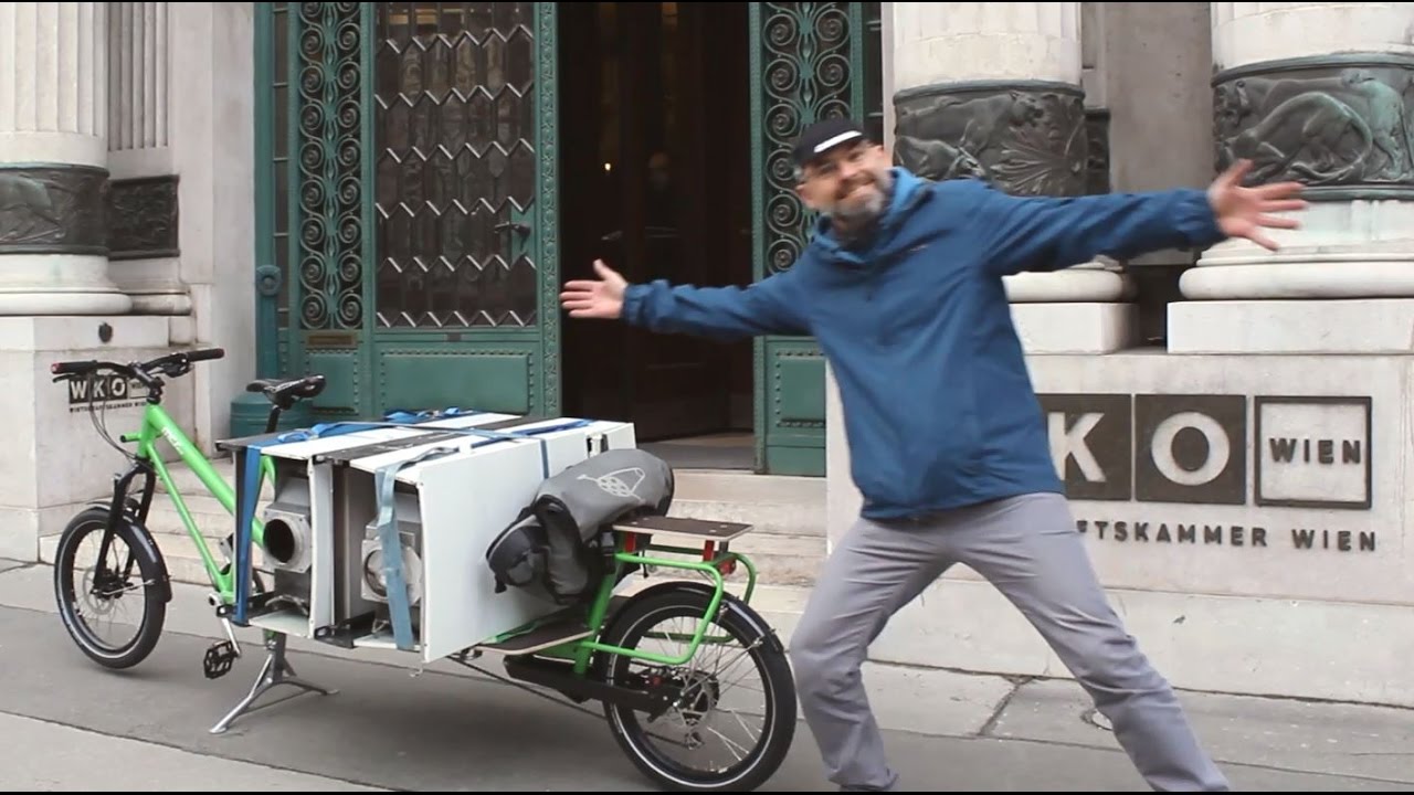 Transportrad schafft es: Thermenchallenge Wien 2017 mit Lastenrad