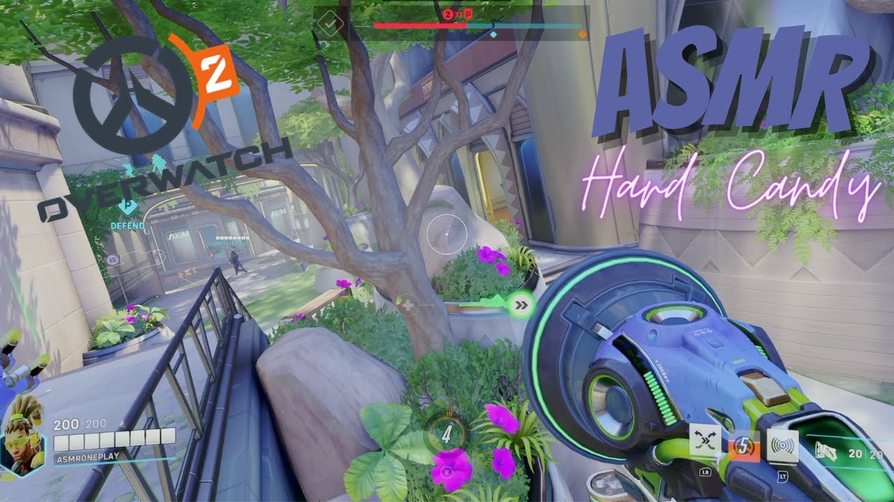 ASMR Gaming | Overwatch 2 L&uacute;cio | Relaxing 😴 Whispering + Hard Candy 🎮 Controller Sounds 💤