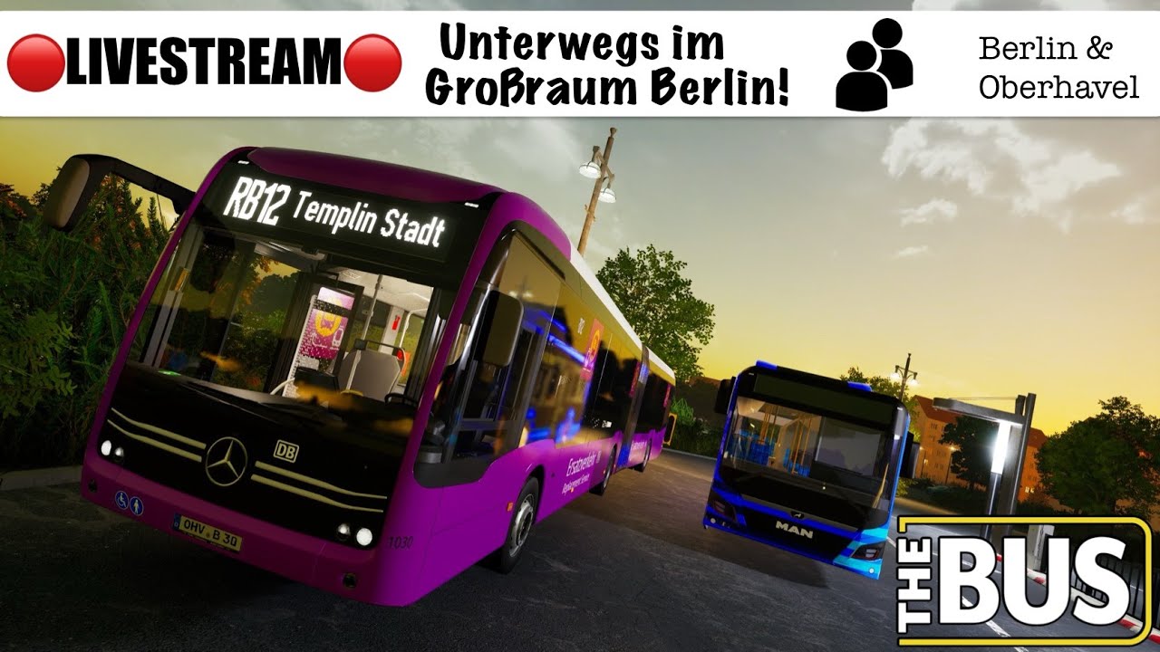 🔴LIVE🔴 | Chaos im Großraum Berlin im Multiplayer! | The Bus