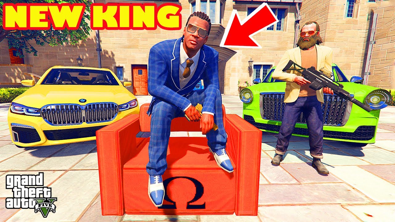 Franklin Become THE NEW KING of Los Santos in GTA 5 | SHINCHAN and CHOP
