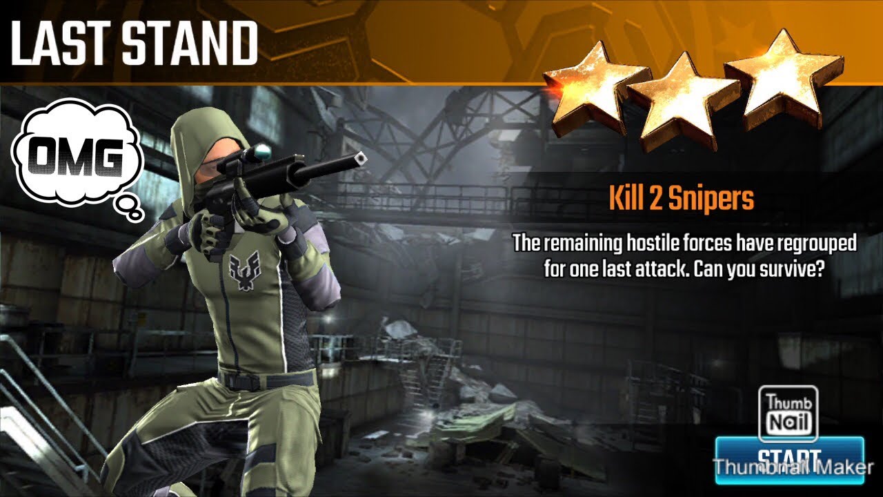 Last Stand, Sniper strike special ops mission #5- Chernobyl (Machine gun/zone 7)