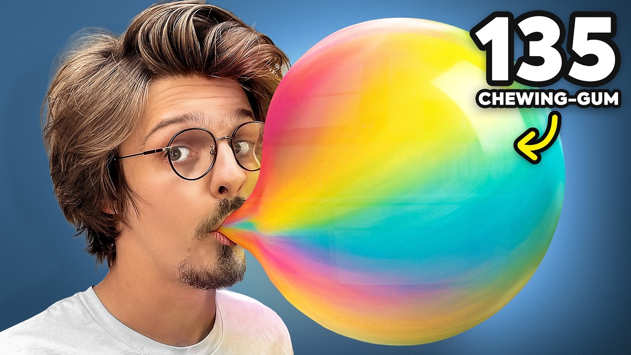 On a mélangé TOUS les Chewing-Gums du monde ensemble (pour en créer un nouveau)