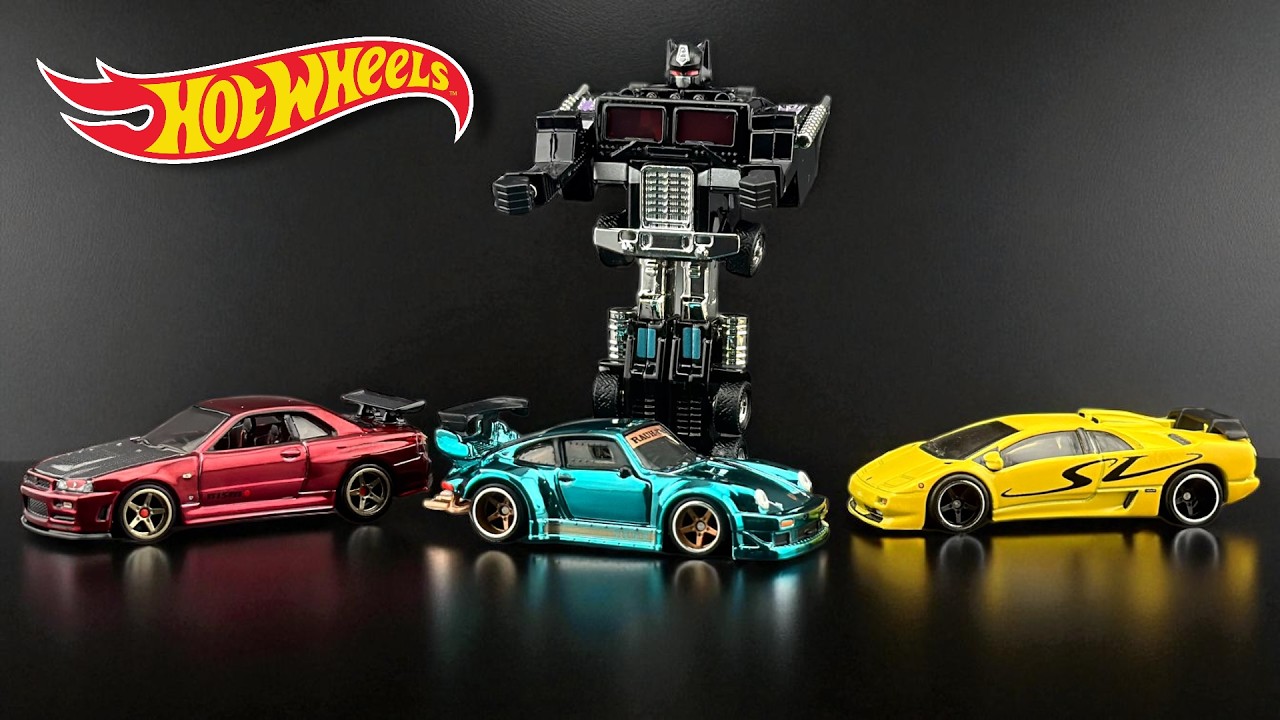 Unboxing Hot Wheels Porsche RWB,Transformers,R34 GTR + More!