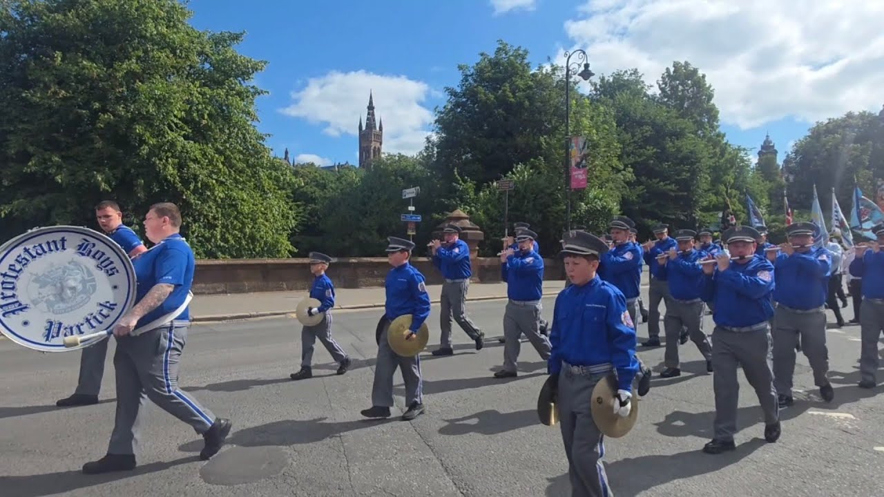West End Somme Association - Partick Protestant Boys flute band 2ndAugust 2025